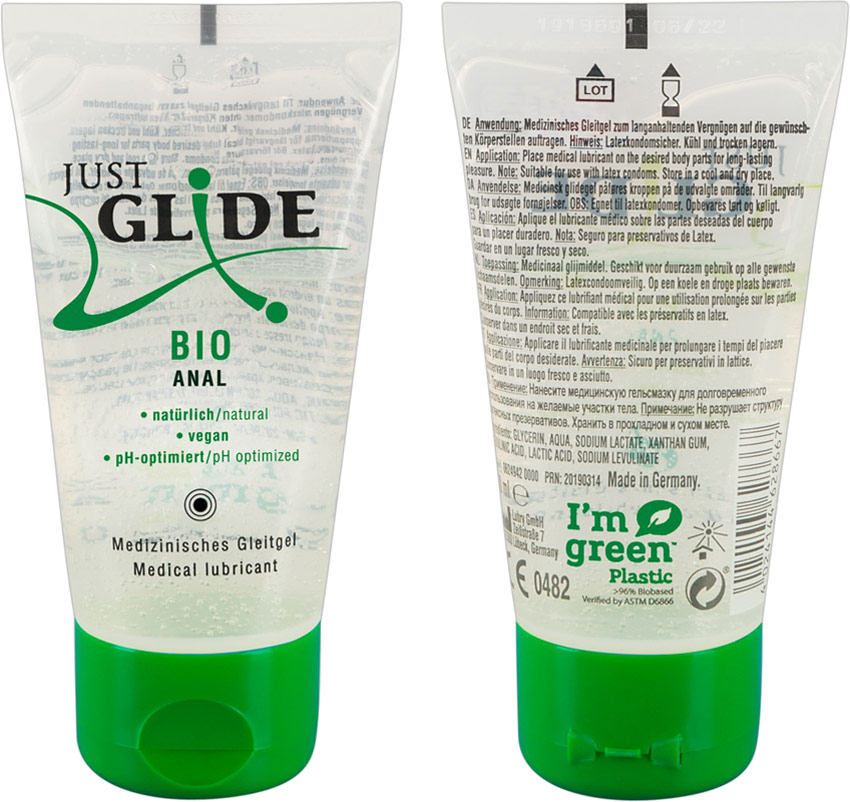 Just Glide BIO Anal Veganes Gleitmittel für Analsex 50 ml