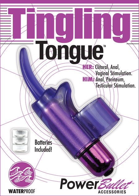 Vibratore per dita PowerBullet Tingling Tongue