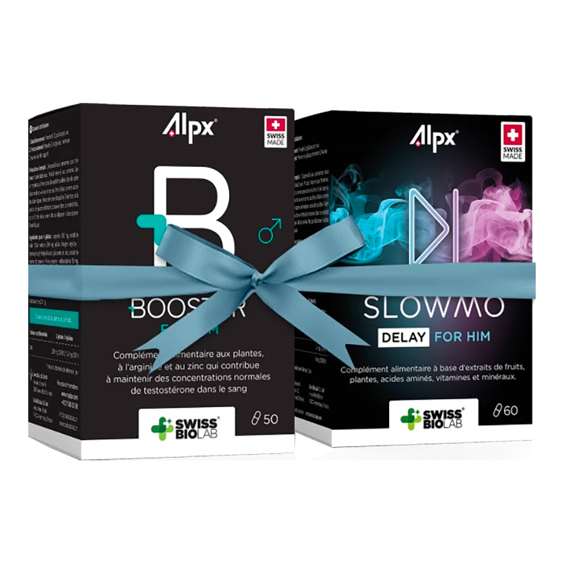 Alpx Booster & SlowMo  Vitalittspaket fr Mnner