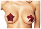 Anais Brigi nipple pasties - Red