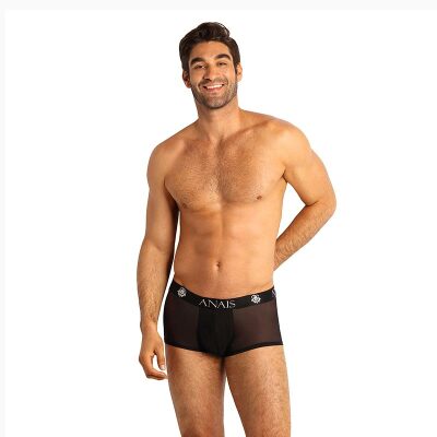 Anais for men Eros | Elegante, schwarze Boxershorts aus halbtransparentem Tüll