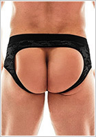 Anais for Men Electro Jock Bikini open trunks - Black (XXXL)