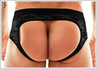 Anais for Men Shorty ouvert Electro Jock Bikini - Noir (M)