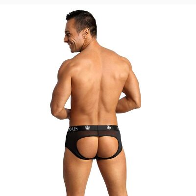 Anais for Men Eros Jock Bikini offene Boxershorts - Schwarz