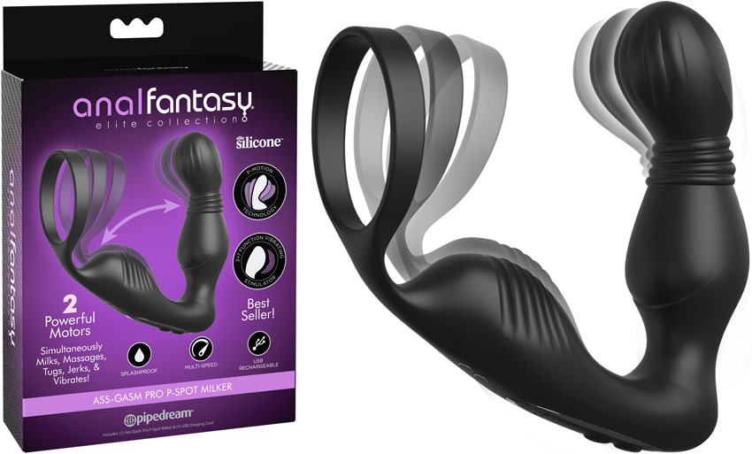 Anal Fantasy Ass-Gasm prostate vibrator and penis ring