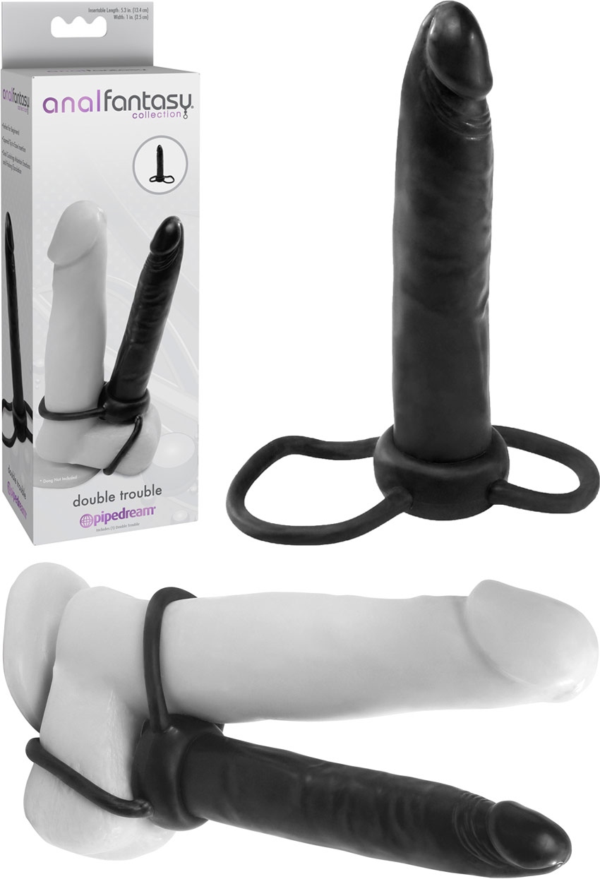 Anal Fantasy Double Trouble Dildo for double penetration