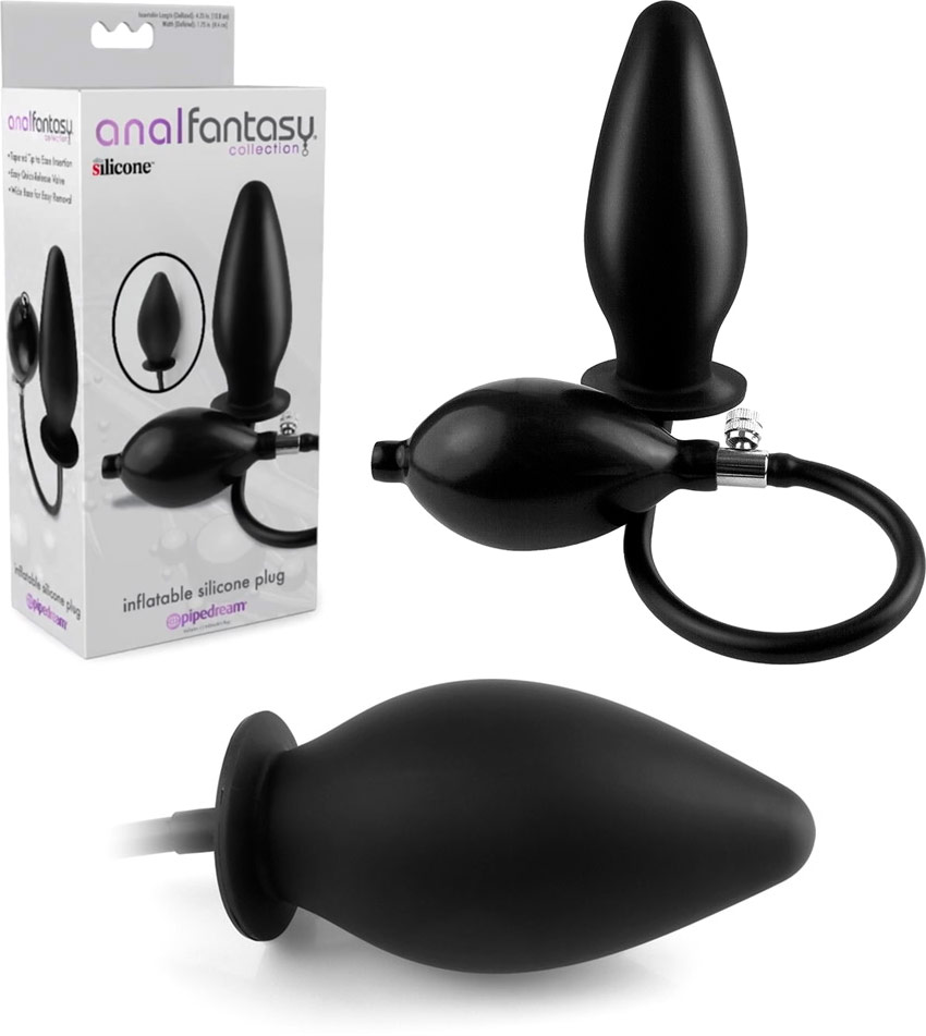 Anal Fantasy inflatable silicone butt plug