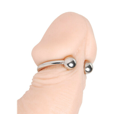 Penis Eichelring Stimulierender aus Edelstahl - Master Series - KissKiss