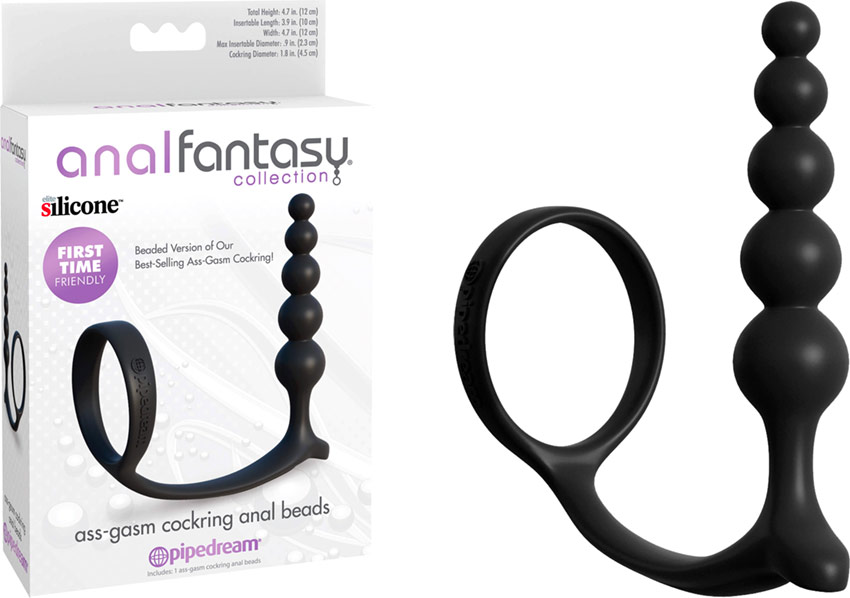 penisring mit analkette Ass-Gasm Penisring und Analkette