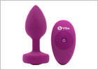 b-Vibe Jewel Plug vibrating and remote-controlled butt plug (S/M)
