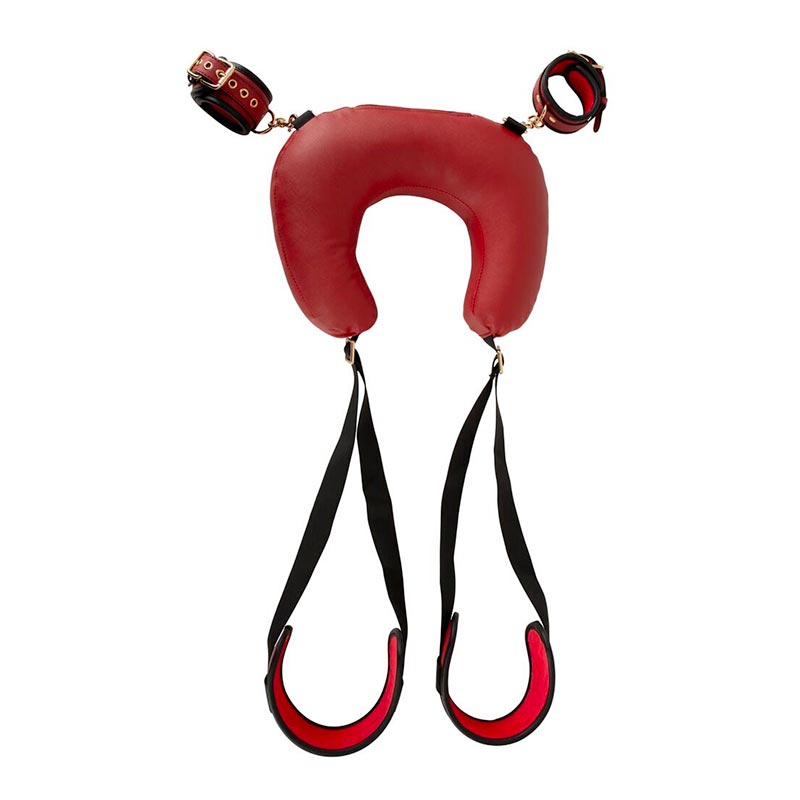Bad Kitty Thigh Restraint | Set de contrainte cuisses & nuque luxueux Bad Kitty Thigh Restraint | Set de contrainte cuisses & nuque luxueux