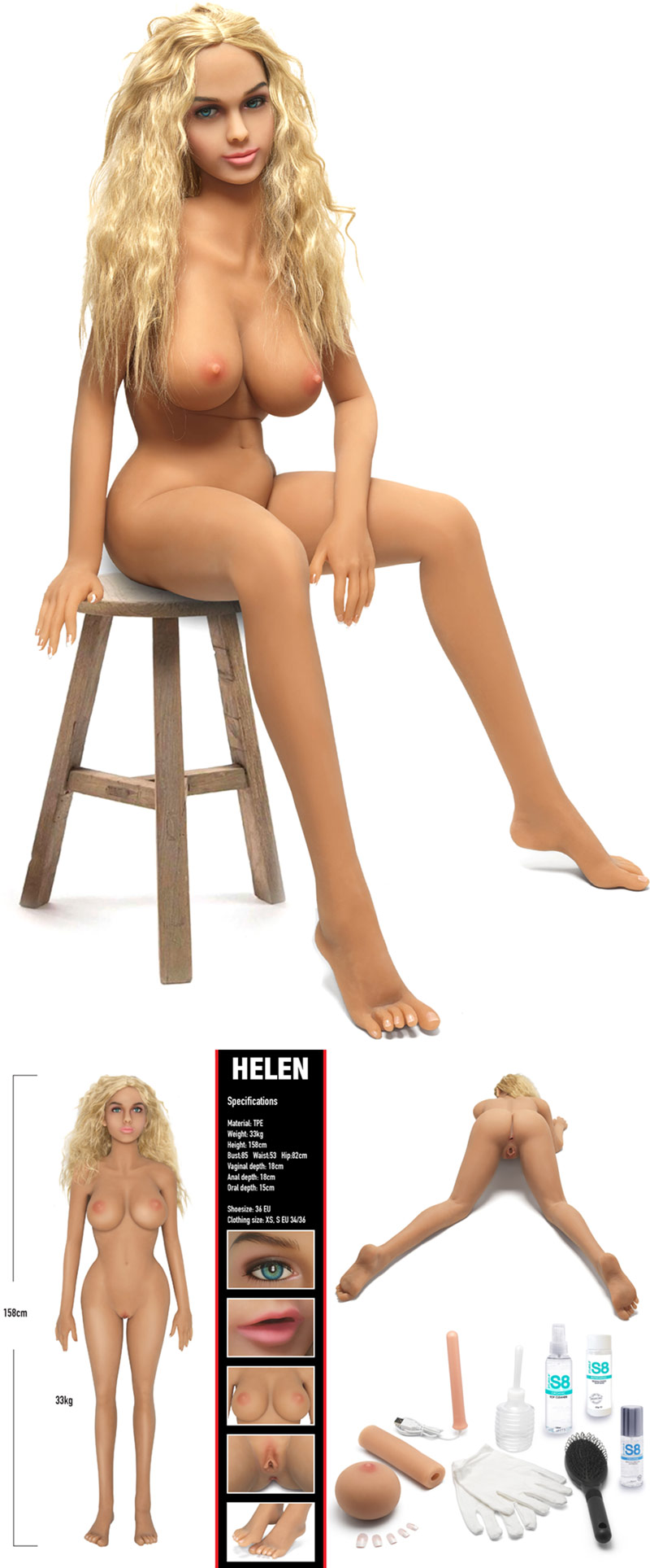 Banger Babes realistic doll - Helen