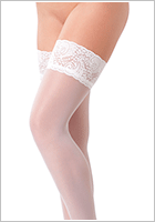 Rimba Hold-up Stockings - White (S/L)