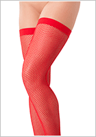 Rimba Fishnet Stockings - Red (S/L)