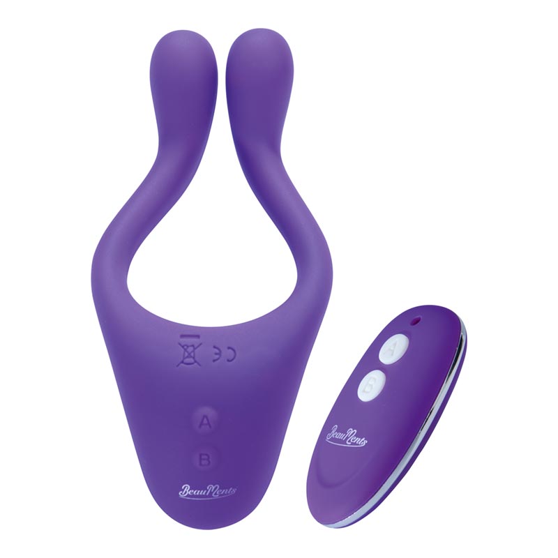 BeauMents Doppio 2.0 Vibrator fr Paare - Violett
