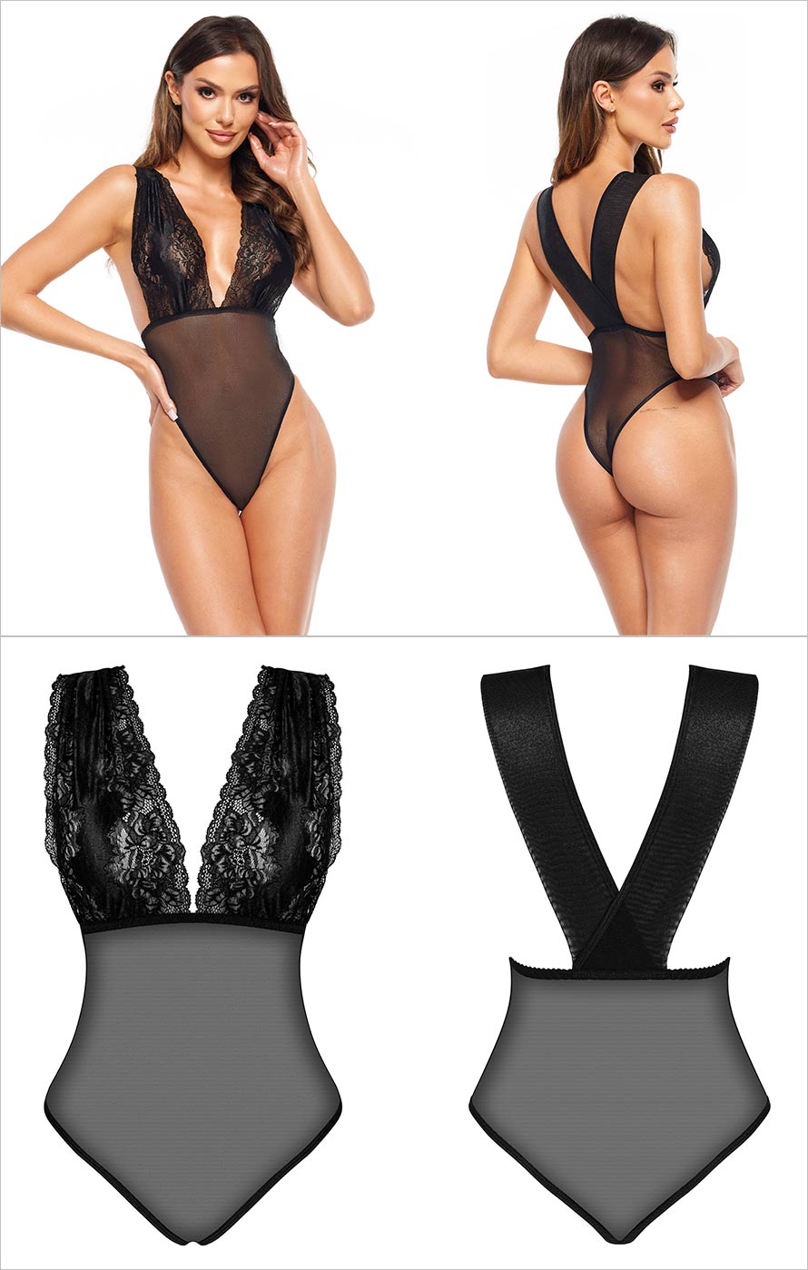 Beauty Night Veronica Teddy - Schwarz