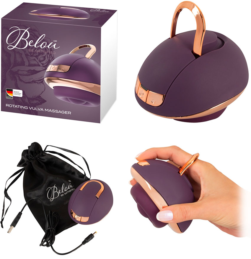Stimulateur multifonction Belou Rotating Vulva Massager