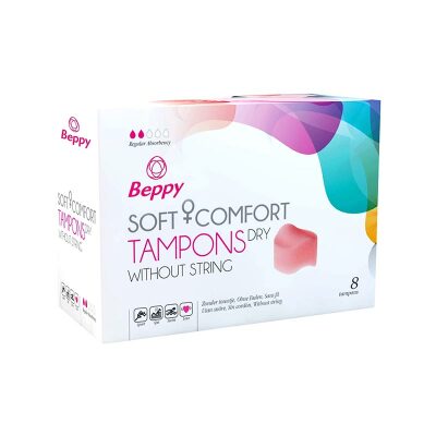 Tampon hygiénique sans ficelle Beppy Soft Comfort - Sec (8x)