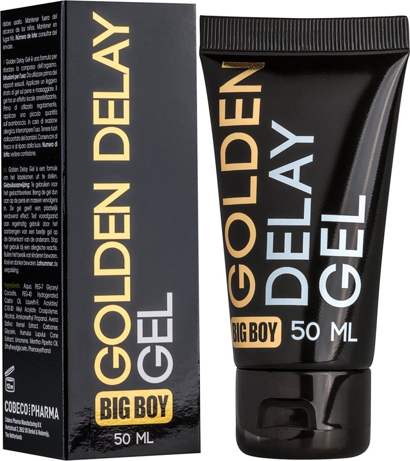 Big Boy Golden Delay Gel - Gel retardant l'jaculation - 50 ml