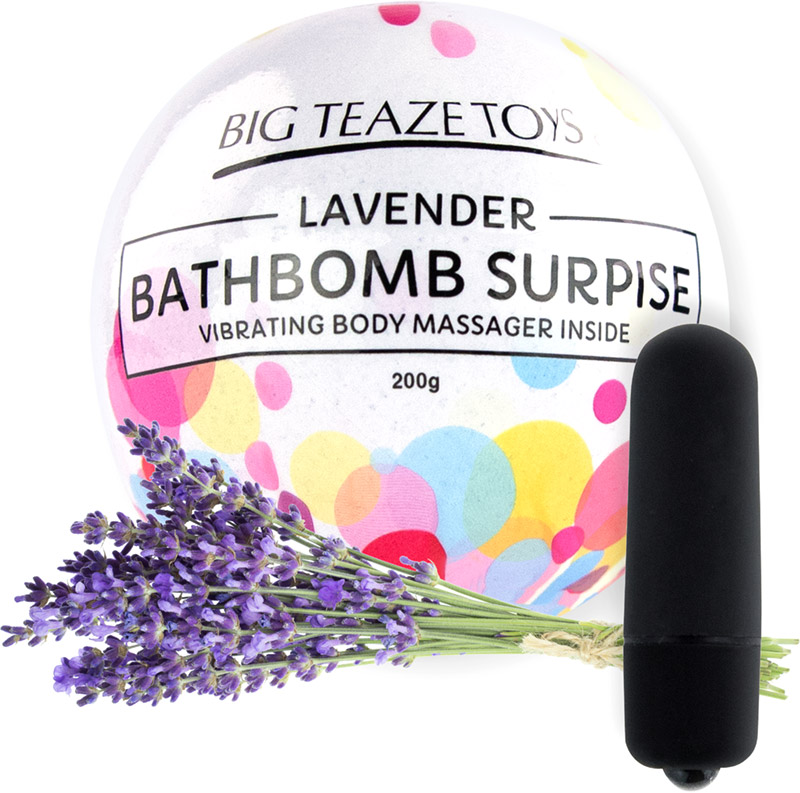 Bathbomb Surprise Sprudelnde Badebombe - Lavendel