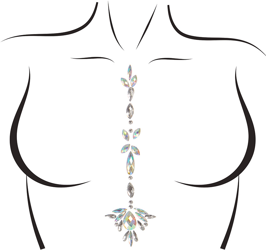 Leg Avenue Jade jewel sticker for the body - Cascade