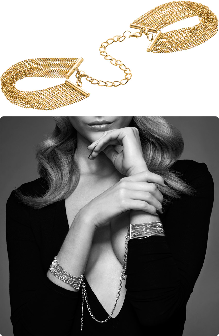 Bijoux Indiscrets Magnifique Bracelets & Handcuffs - Gold