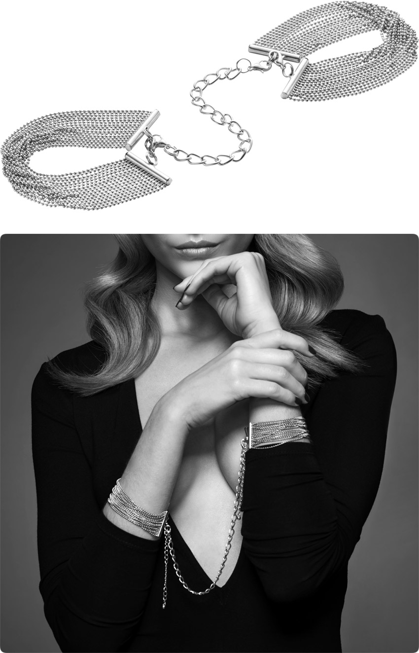 Bijoux Indiscrets Magnifique Bracelets & Handcuffs - Silver