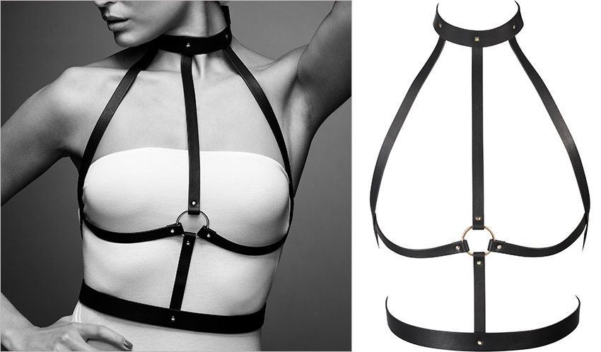Bijoux Indiscrets Maze H Harness - Black