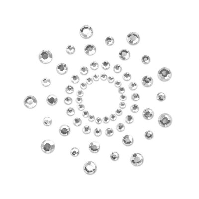 Bijoux Indiscrets Mimi | 2 Selbstklebende Nippelabdeckungen aus Strasssteinen