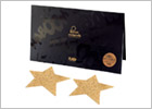Bijoux Indiscrets Flash Glitter Pasties - Golden star