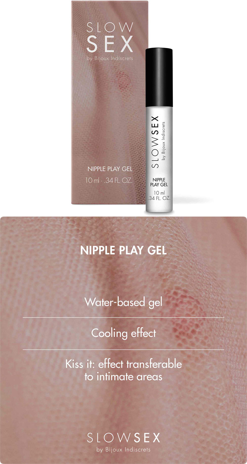 Bijoux Indiscrets Slow Sex | Nipple stimulation gel | 10 ml