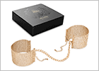 Bijoux Indiscrets Désir Métallique Metallic Mesh Handcuffs - Gold