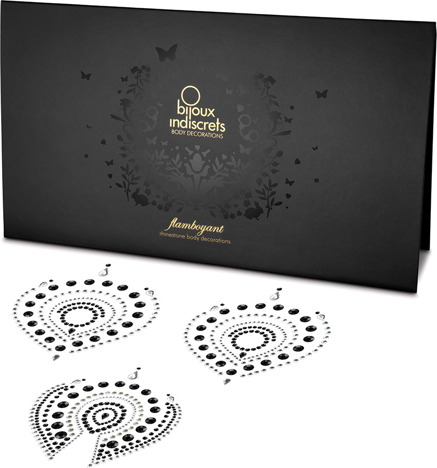 Décorations Bijoux Indiscrets Flamboyants - Noir & argent