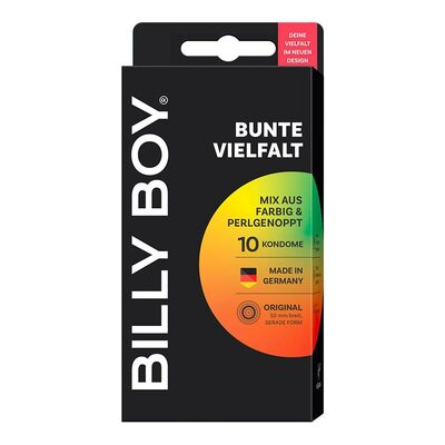 Billy Boy Einfach drauf | 10 aromatisierte und strukturierte Kondome