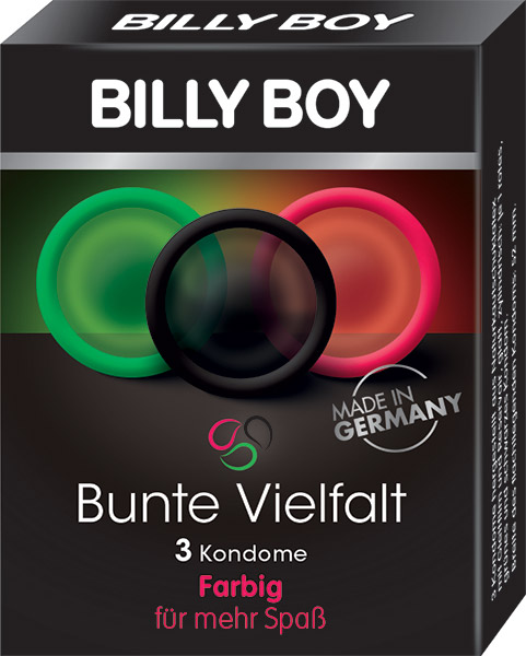 Billy Boy Coloured (3 Condoms)