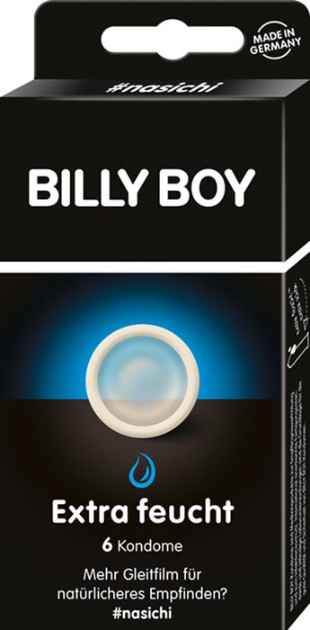 Billy Boy Extra Feucht - Extra lubrifiés (6 préservatifs)