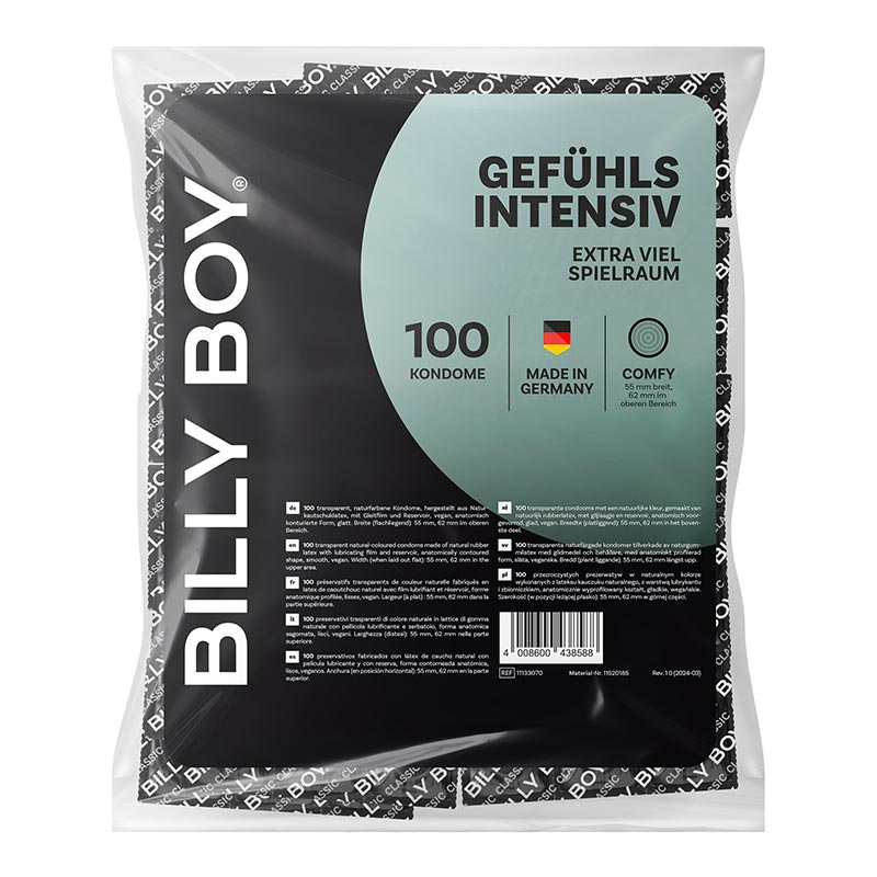 Billy Boy "Gefühlsintensiv" | 100 Qualitätskondome Billy Boy "Gefühlsintensiv" | 100 Qualitätskondome