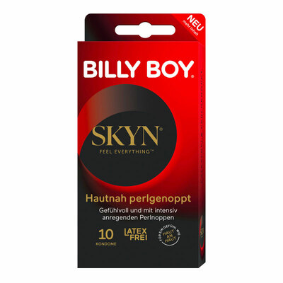 Billy Boy Skyn Hautnah Perlgenoppt | Préservatifs sans latex | 10 préservatifs