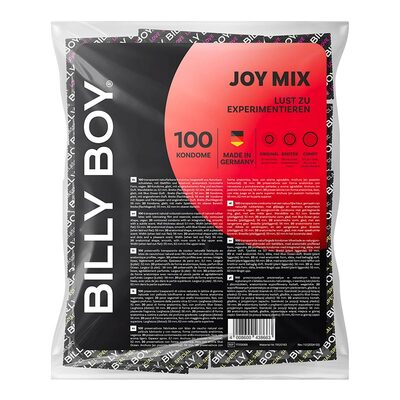 Billy Boy Joy Mix | 100 préservatifs de qualité | Envoi gratuit & discret