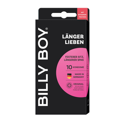 Billy Boy Länger Lieben | Verlängert das Vergnügen | 10 Kondome Billy Boy Länger Lieben | Verlängert das Vergnügen | 10 Kondome