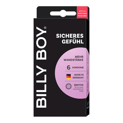 Billy Boy Sécurité | Préservatif avec une épaisseur de 0.1 mm | 6 pcs