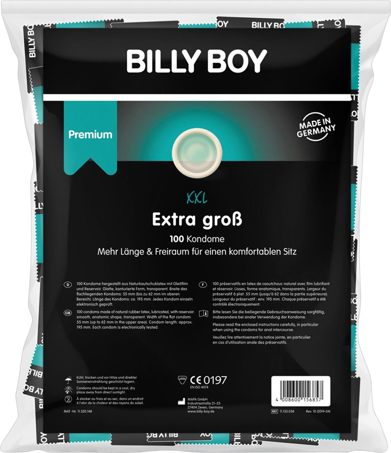 Billy Boy XXL Extra Large (100 Condoms)