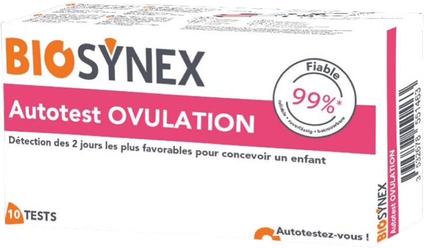Autotest de d'ovulation - Biosynex Autotest Ovulation - 10 pièces