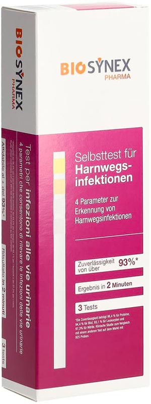 Autotest infection urinaire Biosynex - 3 pièces
