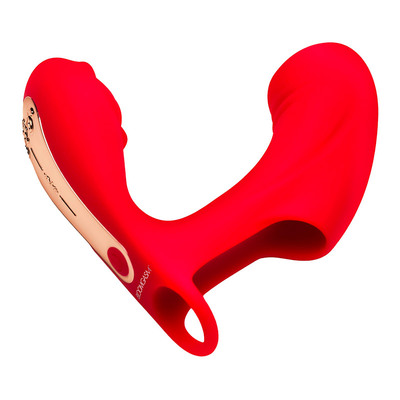 Bloomgasm Rose Touch | Doigt vibrant à double stimulation