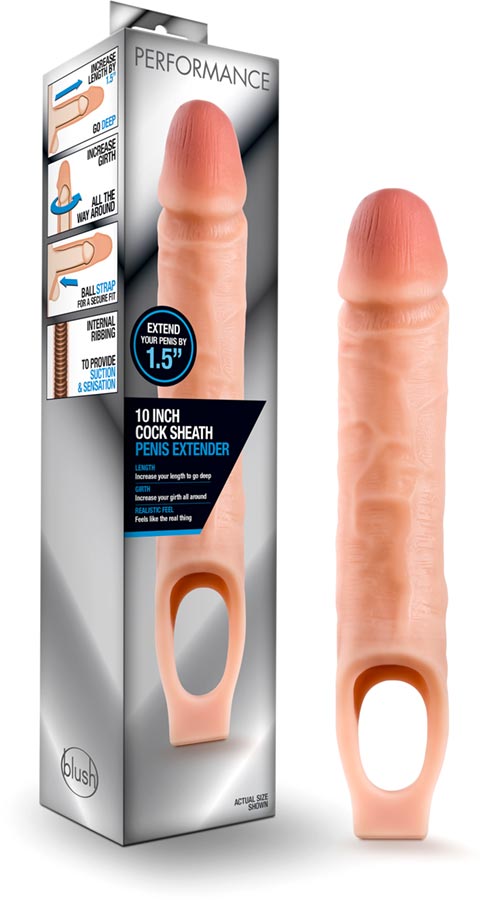 Blush Performance penis enlargement sleeve - 18 cm