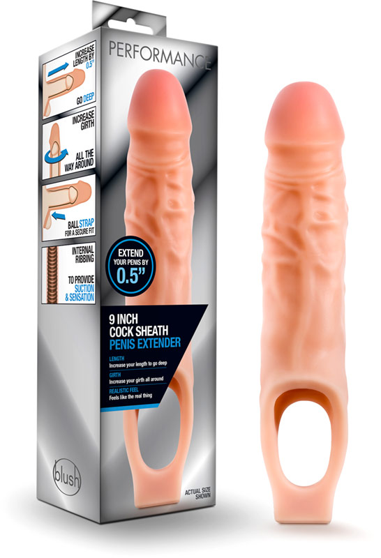 Blush Performance penis enlargement sleeve - 15 cm