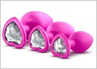 Blush Luxe Bling Plugs Set - Rose (3 plugs anaux)