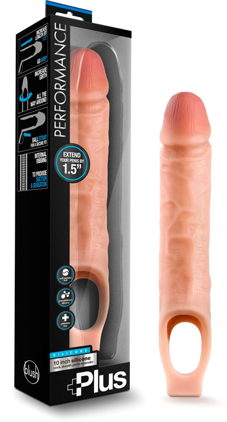 Blush Performance Plus penis enlargement sleeve - 18 cm