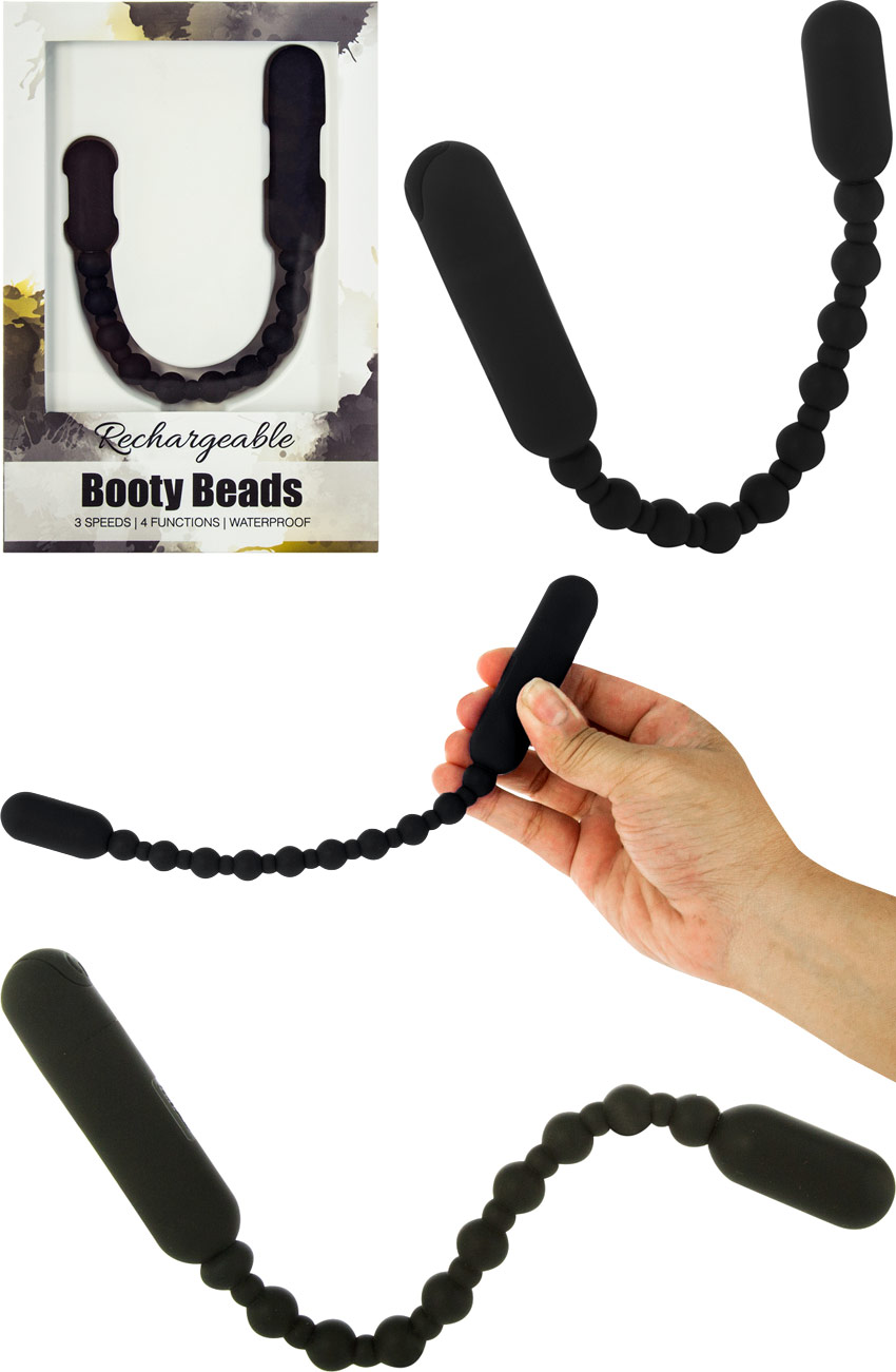 Booty Beads Rechargeable vibrating anal beads